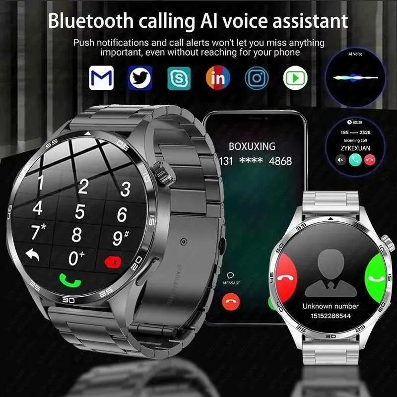 Watch GT5 Pro Smart Watch Mens AMOLED HD Screen, BT Call, GPS, NFC Health Monitoring Sports Smartwatch By T241213 From Honey_fruit_tree, $20.74 | DHgate.Com