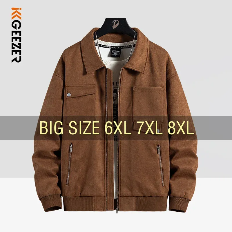 Save Big on Bulk Black Suede Bomber Jacket Men Suede Bomber Jacket Men Plus  Size Motorcycle Coat 6XL, Lightweight Windbreaker For Casual Wear, Padded 