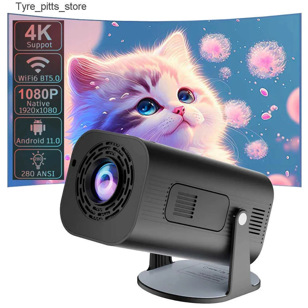 Android 11 280 ANSI Projector - 4K 8K Native 1080P Portable Cinema ...