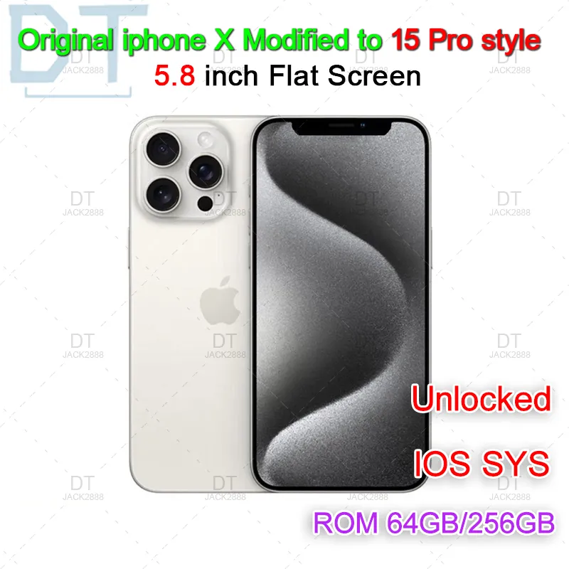 Refurbished Iphone X, Smartphone With Upgraded Camera Appearance