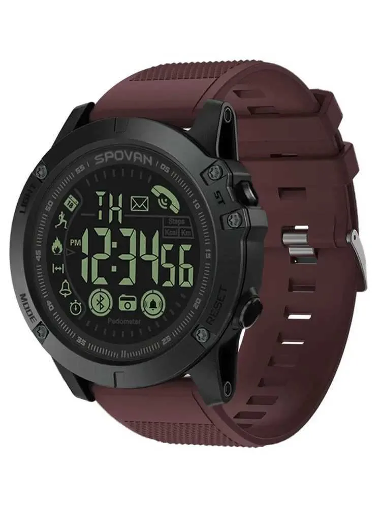Waterproof Sports Watch, Fashionable Digital Timepiece For Men