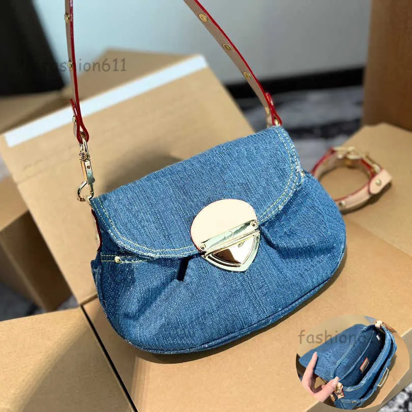 Denim Hobo Bag Designer Shoulder Handbags: Womens Mini