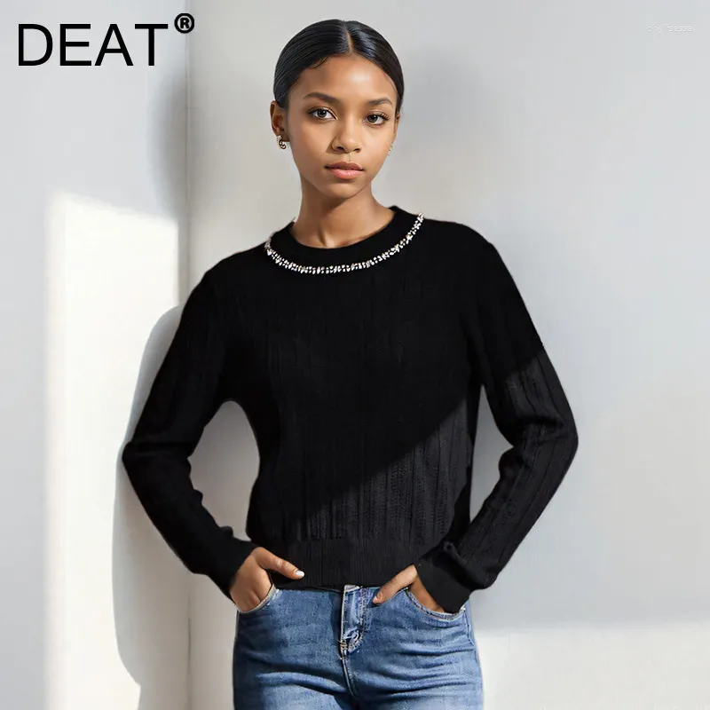 Diamond Twist Round Neck Long Sleeve Sweaters Diamond Twist Round Neck Long Sleeve Sweaters