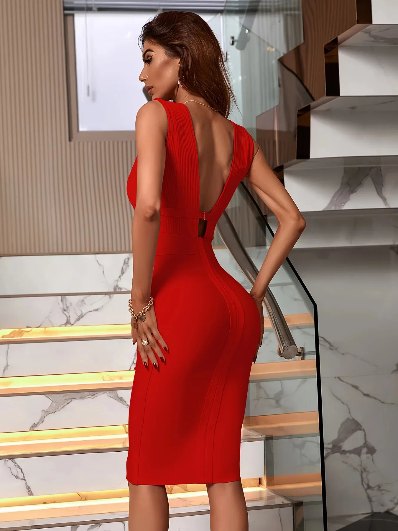 Red Bandage Bodycon Dress, Womens Maxi Party Dress | DHgate