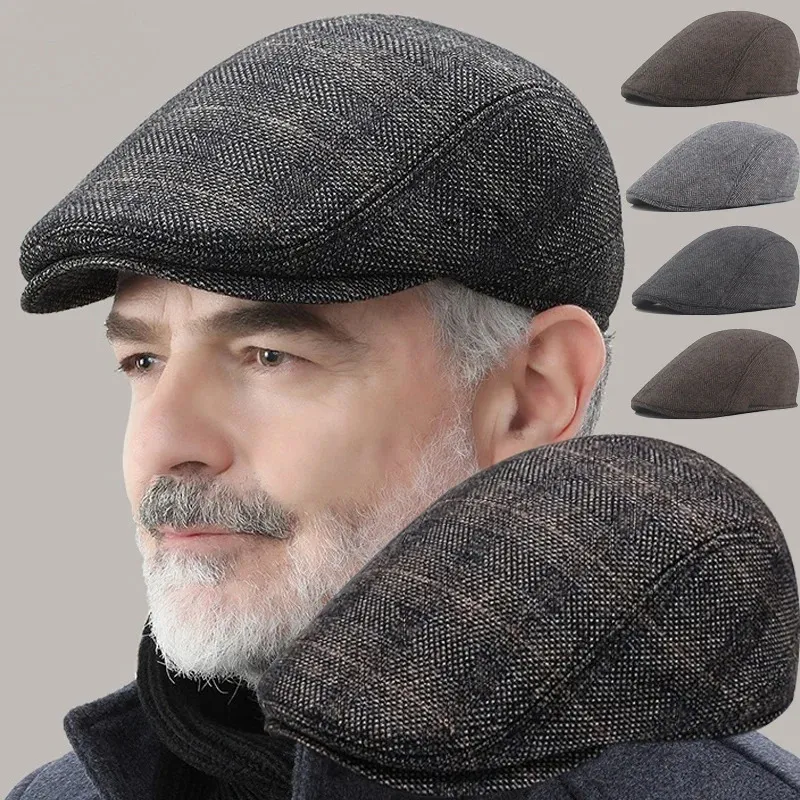 Beanie Caps Wool Beret Winter Beret Hat Peaky Blinders Hat Men