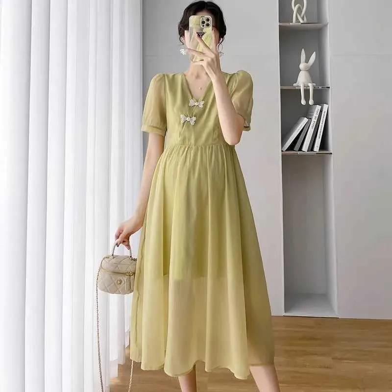 Materni Dresses Summer Clothes Natural Color Cute Style Casual Pregnancy  Clothing from Dhgate Maternity Dresses - price 16.07