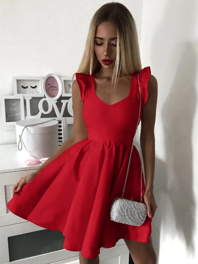 blue slip dresses MIKUTA