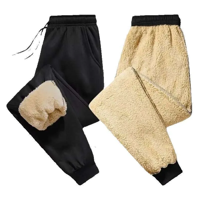 Pantaloni In Vello Invernale Spessi Pantaloni Termici Caldi Uomini