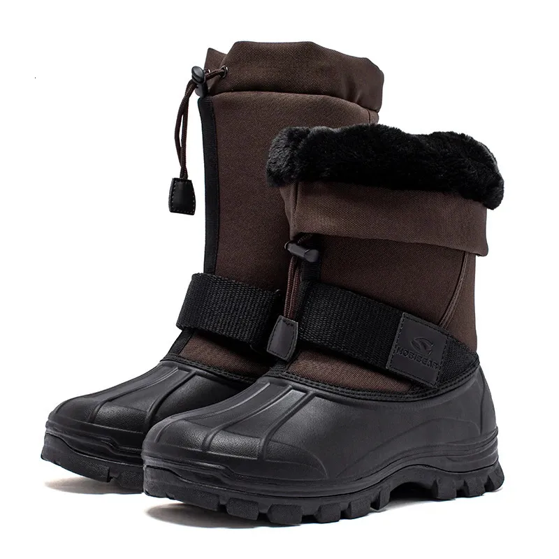 HOBIBEAR Mens Waterproof Insulated Winter Boots ... From  display picture 3