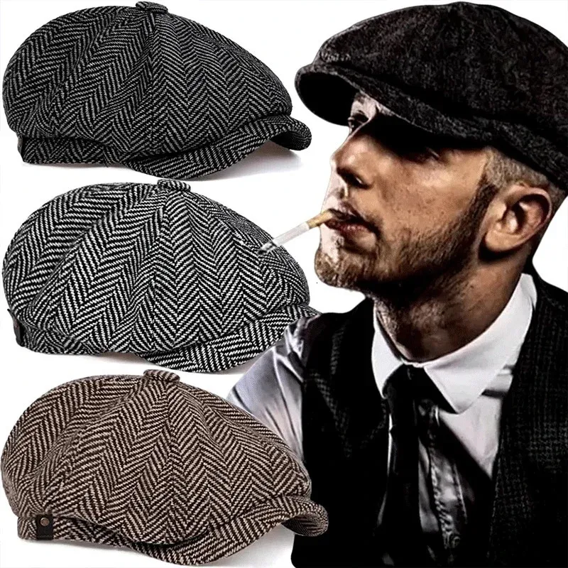 Vintage beret style hat black white fishnet Nice! Apatico - Gothic Millinery - Alex Beret - Harness Hat  main image 4