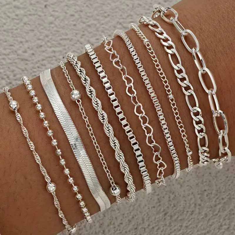 Bracelet De Cheville Boho – Chaîne Serpent Argentée – Femme – Style Plage