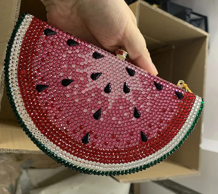 Watermelon Rhinestones Wallet Wedding Gem Evening... From Zhong0003 ...