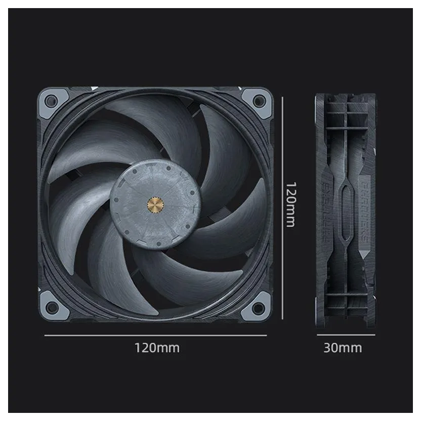 Computer Cases Phanteks T30 120Mm Industrial Grade High Wind Pressure Cooling Fan 4Pin Pwm 3000 Rpm Vapo Bearing Pc Silent Case Drop D Oteoi