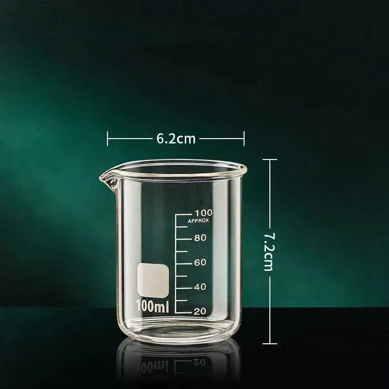 【メーカー公式ショップ】 Glass Borosilicate High 100ml 1000ml 50 Cup Measuring 小物