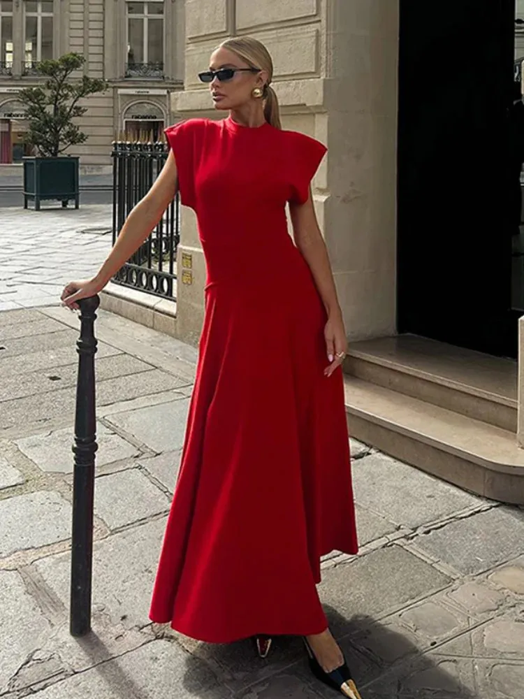 red shoulder pad dress Red Shoulder Pad Lace Trim Mini Dress | Dresses