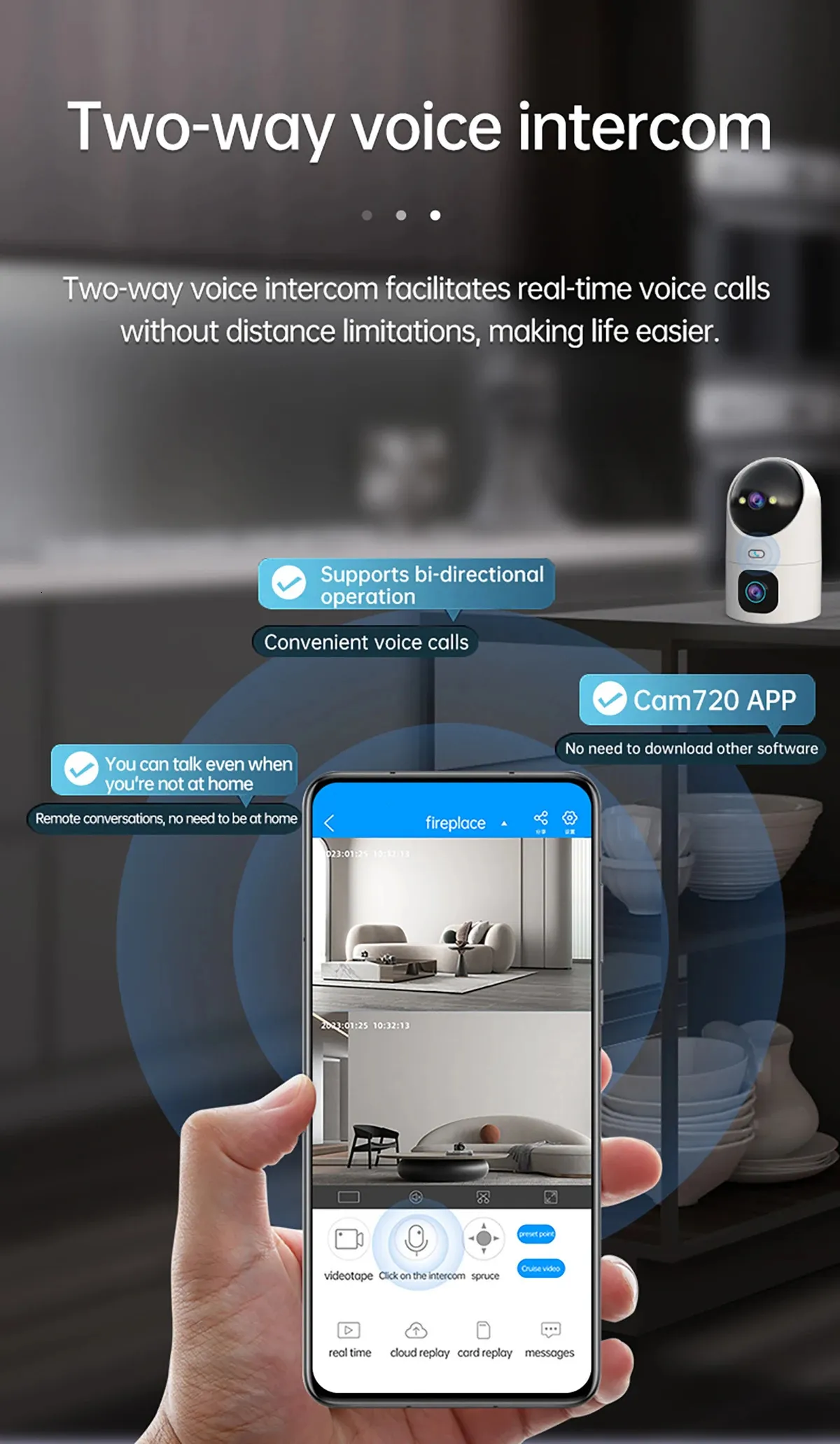 JOOAN 4K 6MP Dual Lens IP 4k Camera With Auto Tracking, 5G WiFi, And ...