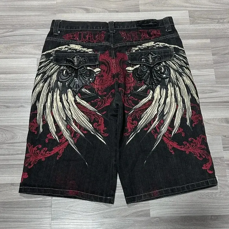 Gothic Hip Hop Wing Oversized Pattern Printed Mens From Zara05