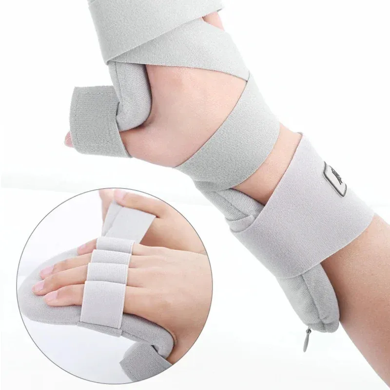 Stroke Hand Brace Support Adjustable Finger Night Hand Splint ...