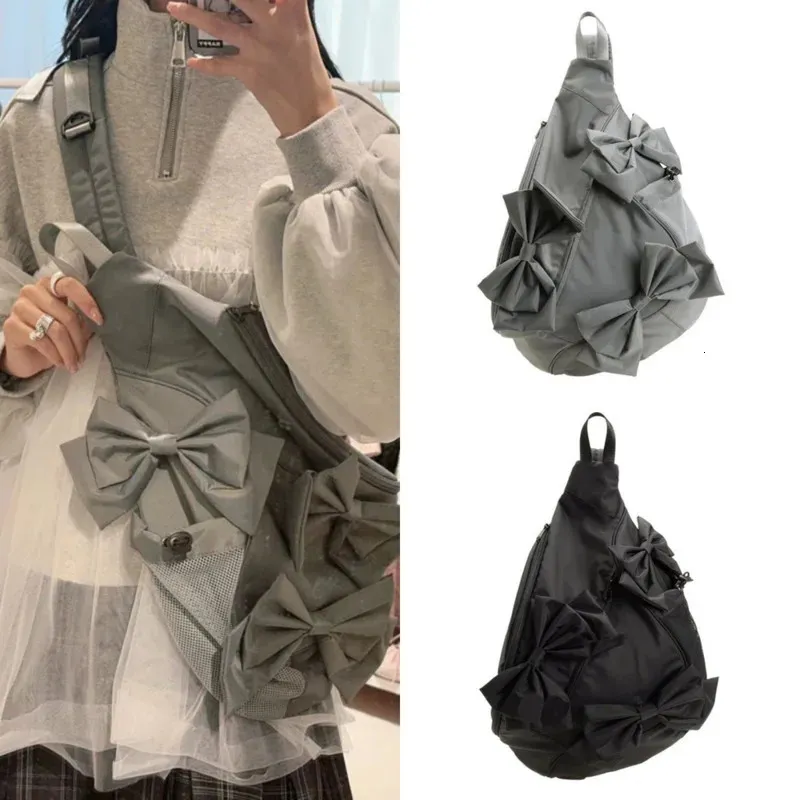 【ThreeTimes】 Braid ribbon bag DHgate.com:Womens Y2K Ribbon Splicing Bow Shoulder Bag Tote