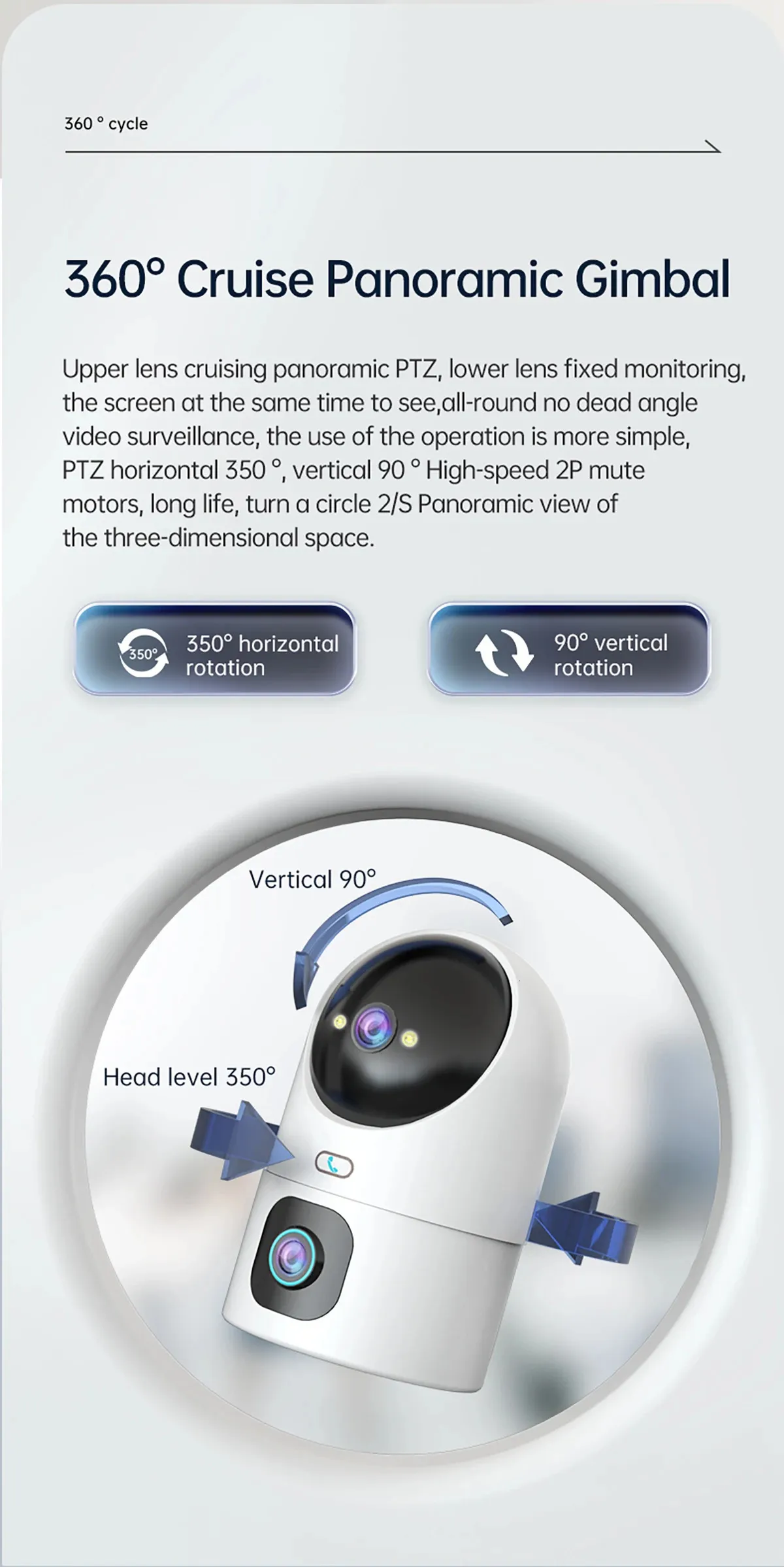 JOOAN 4K 6MP Dual Lens IP 4k Camera With Auto Tracking, 5G WiFi, And ...