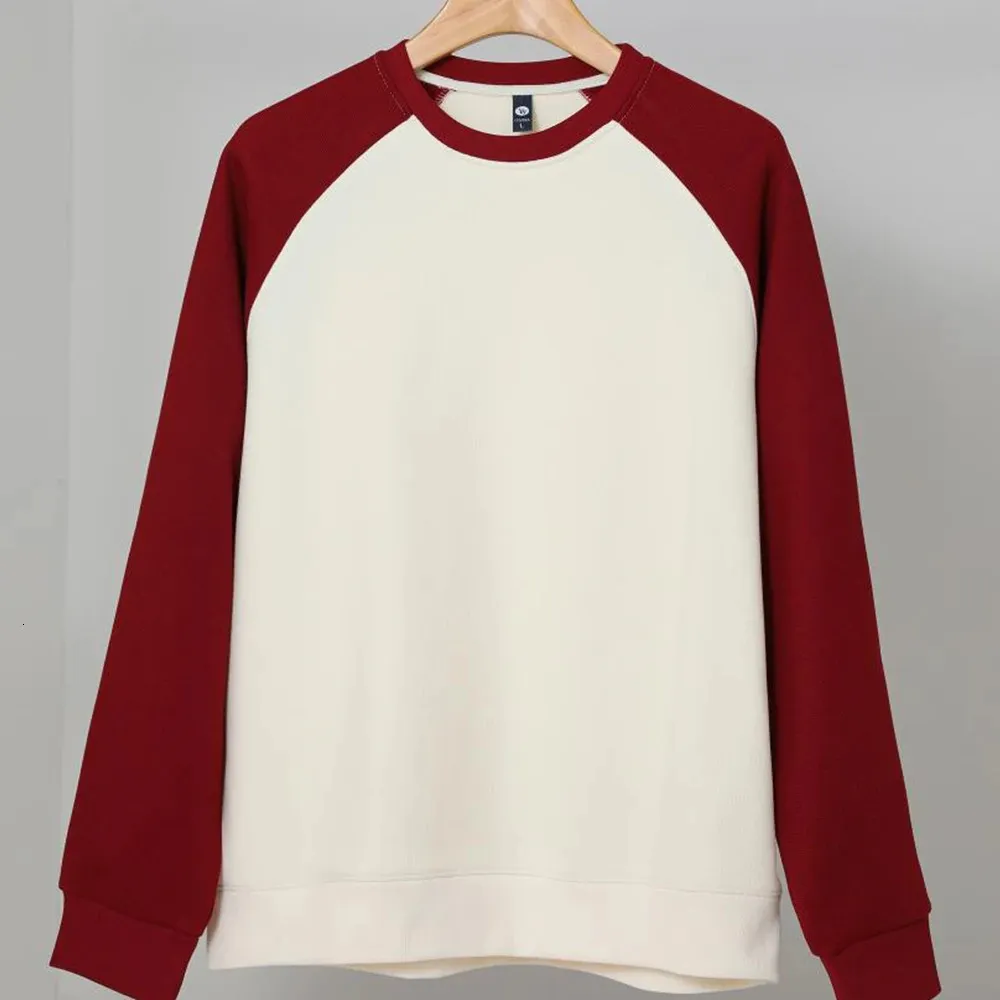 Fashion Patchwork Waffle Sweatshirt Hoodie Unisex Color Block