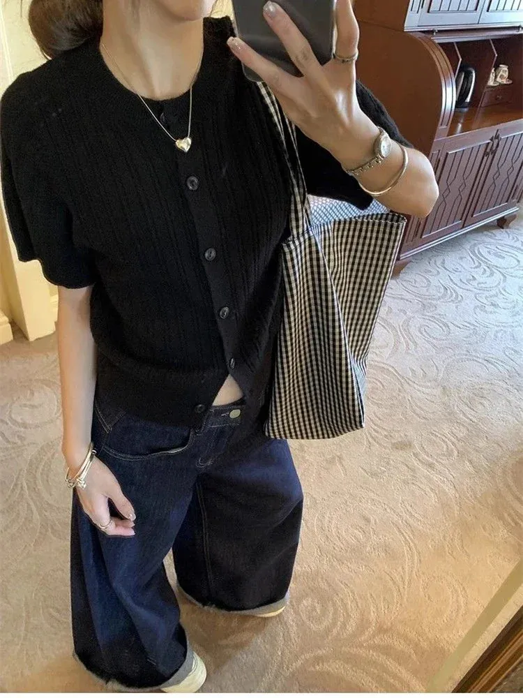 送料無料の通販 High Blue Deep Waist Women For Women Jeans Leg Wide Leg Wide パンツ
