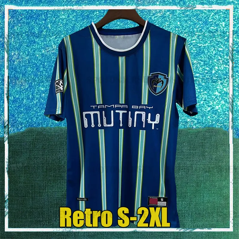 Save Big on Bulk Tampa Bay Rowdies Jersey Tampa Bay Rowdies Retro Soccer  Jerseys Men Tops Football Shirts 1998 Home Vintage Striped Shirts Tampa Bay 