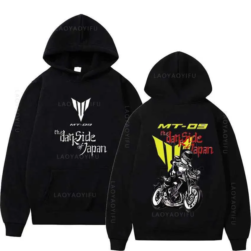 Japanese motorcycle hooded sweatshirts for Men - Dark Side