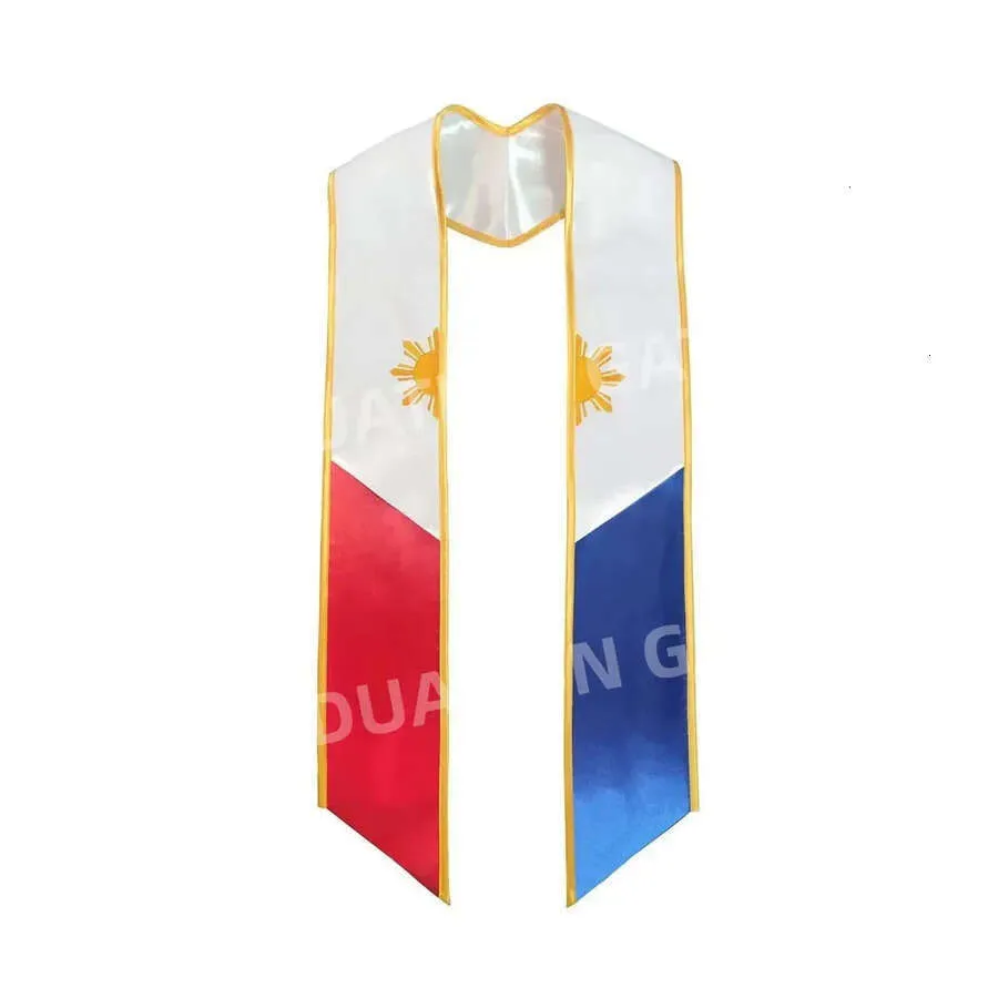 Philippines Embroidered Graduation Sash Filipino Bachelor Gown Stole ...