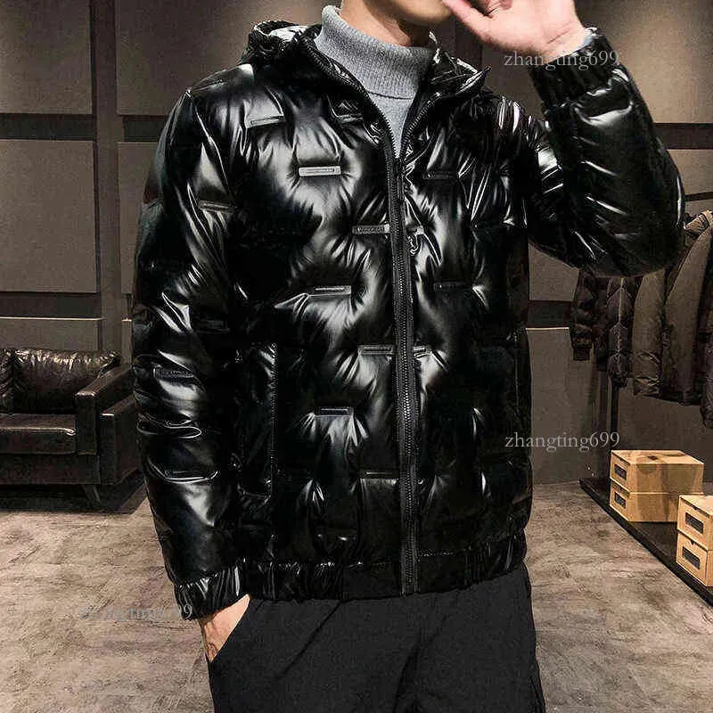 Winter Down Jacket Men Thick Warm Ultralight 80% White Duck
