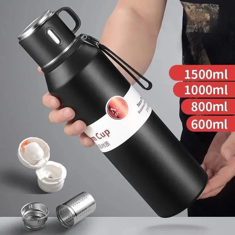 1500ml Vacuum Insulated Stainless Steel Tea Coffee Thermos Bottle