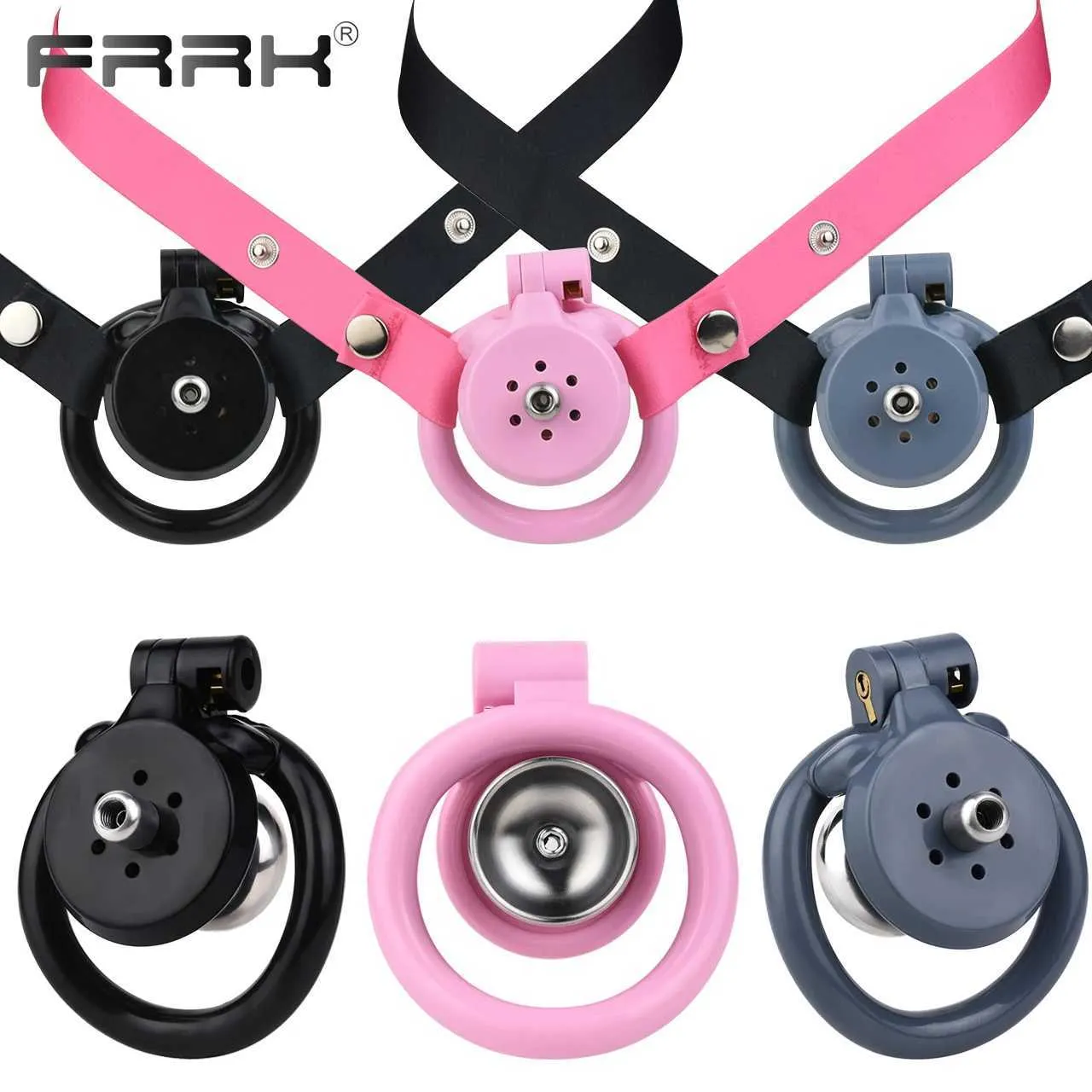 Accessoires Pour Cage De Chasteté Masculine - Anneaux Et Ceinture | Jeu Érotique Sans Marque, Neuf