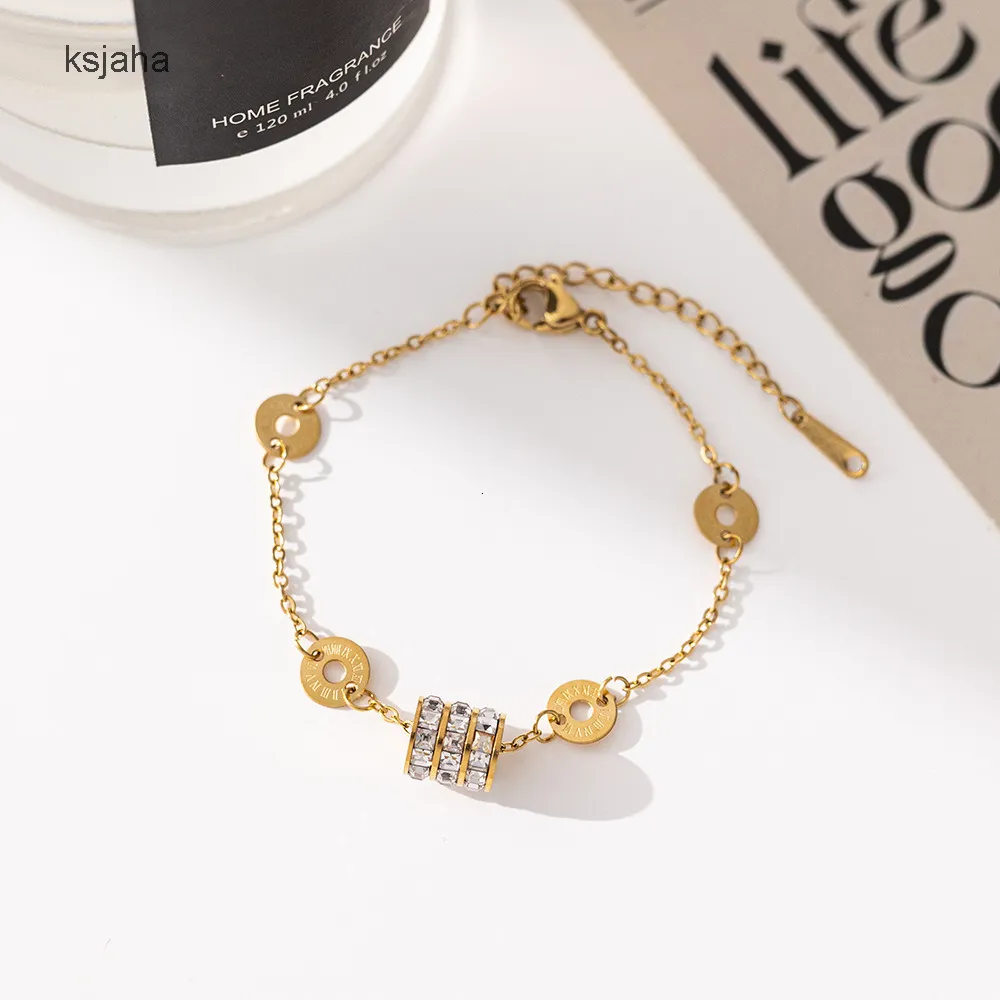 Popular Does Not Fade Small Waist Bracelet With Diamond Inlaid Women Cold Wind Simple Hand Jewelry_voghion.com