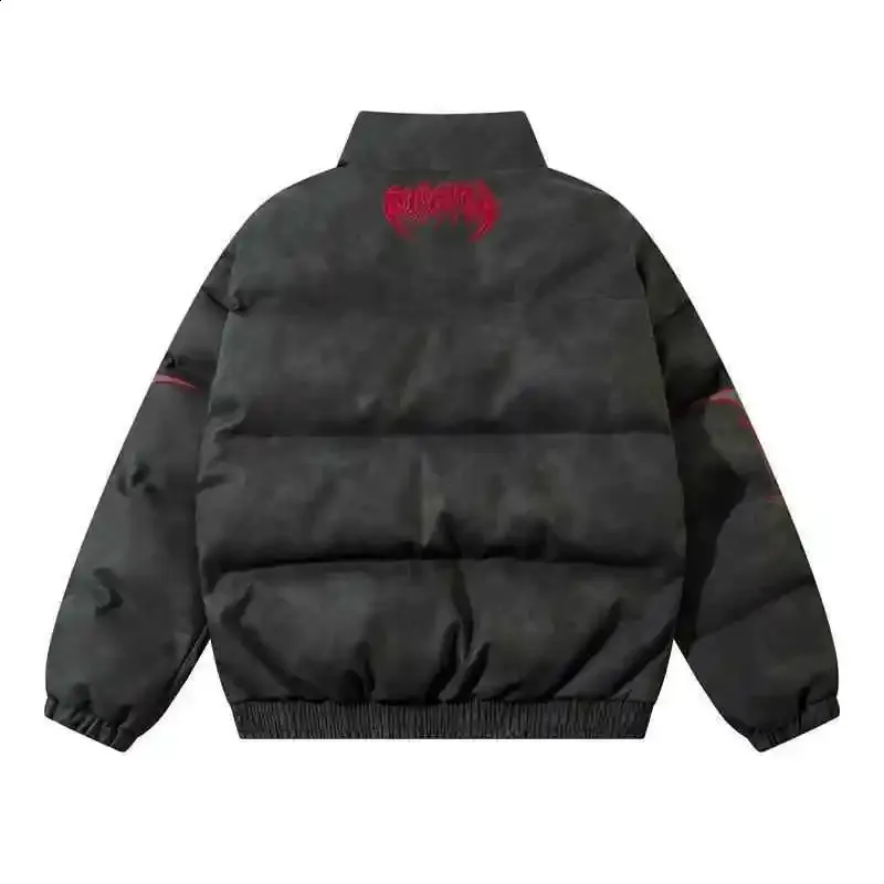 Y2K Gothic Street Letter Padded Jacket For Men – From