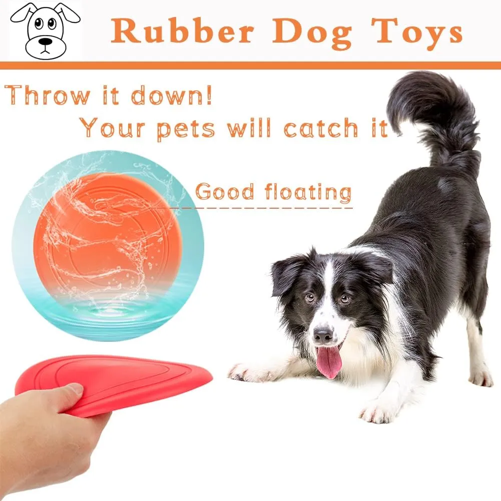 Dog Flying Discs, Colorful Silicone Pet Toy: Interactive Flying Cat Toy  Game For Chew Resistant Puppy Training In 7 Vibrant Colors From  Cute_petstore, $1.89 | DHgate.Com, image size:1001x1001