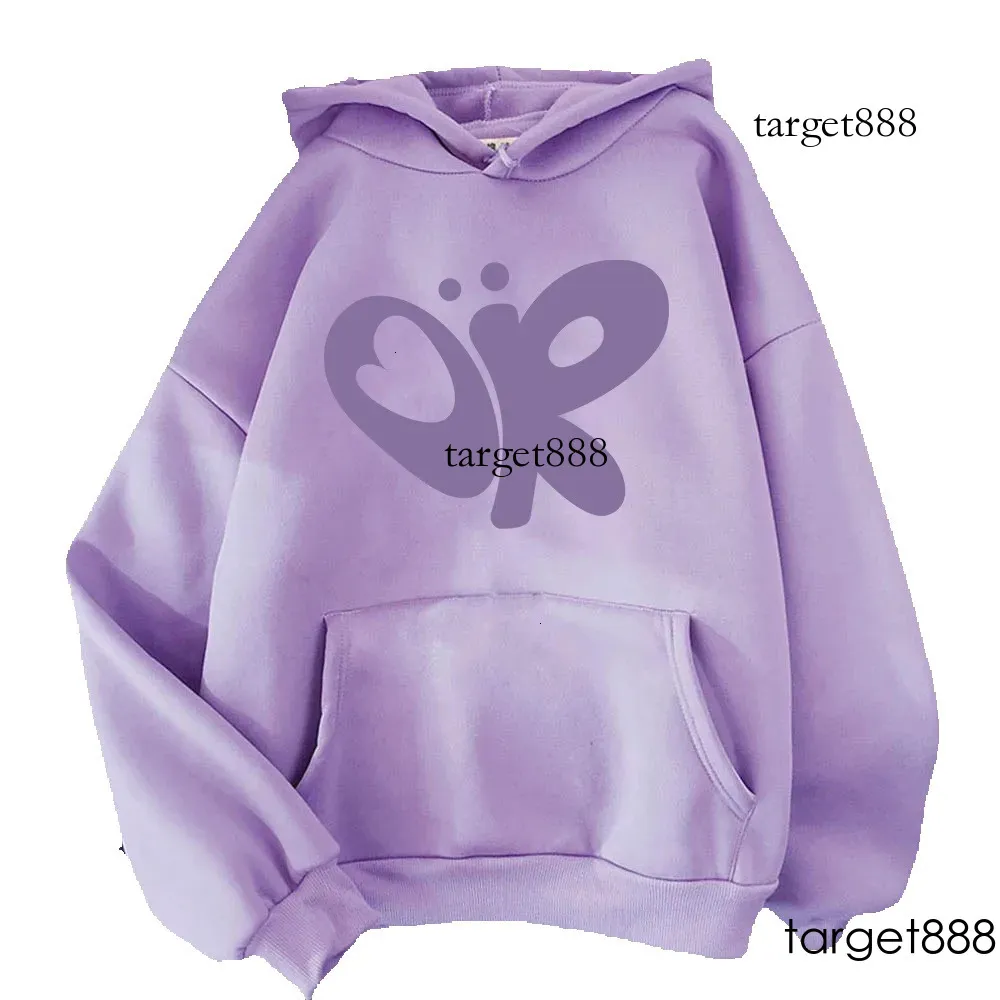 Olivia Rodrigo Womens Oversized Purple Graphic Hoodie Hip