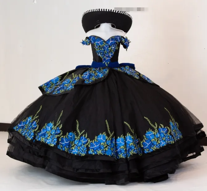 black blue quinceanera dresses Dark Blue Sparkly Dress, Dark Blue Ballgown, Quinceanera Dress Blue, Off Shoulder Black Blue Dress,