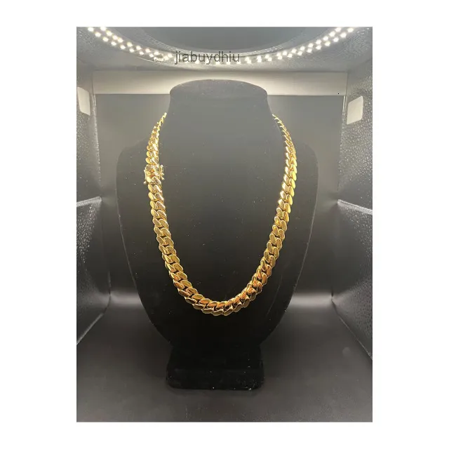 12mm Miami Cuban Link 18k Chain