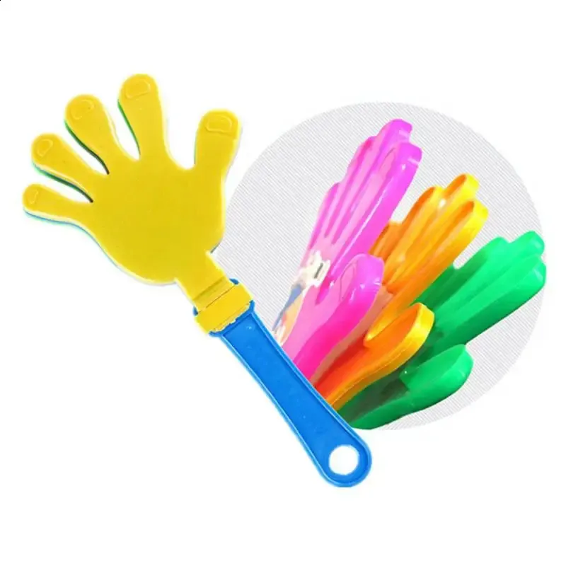 20 Battimani In Plastica Colorati Per Feste E Tifo - Rumorosi, Leggeri E Facili Da Impugnare Per Bambini E Adulti