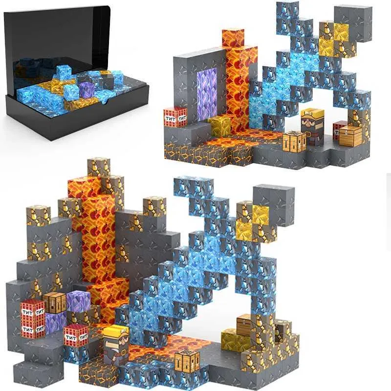stem solid rectangular building blocks from our small... Magnetic Building Blocks for Kids - World Architecture DIY Model Kit ...