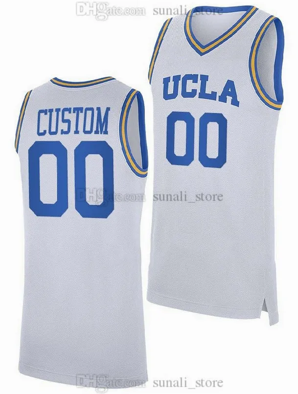 UCLA バスケットボールユニフォーム XXL 50 UCLAブルーインズNCAAバスケットボールジャージ 2024男子