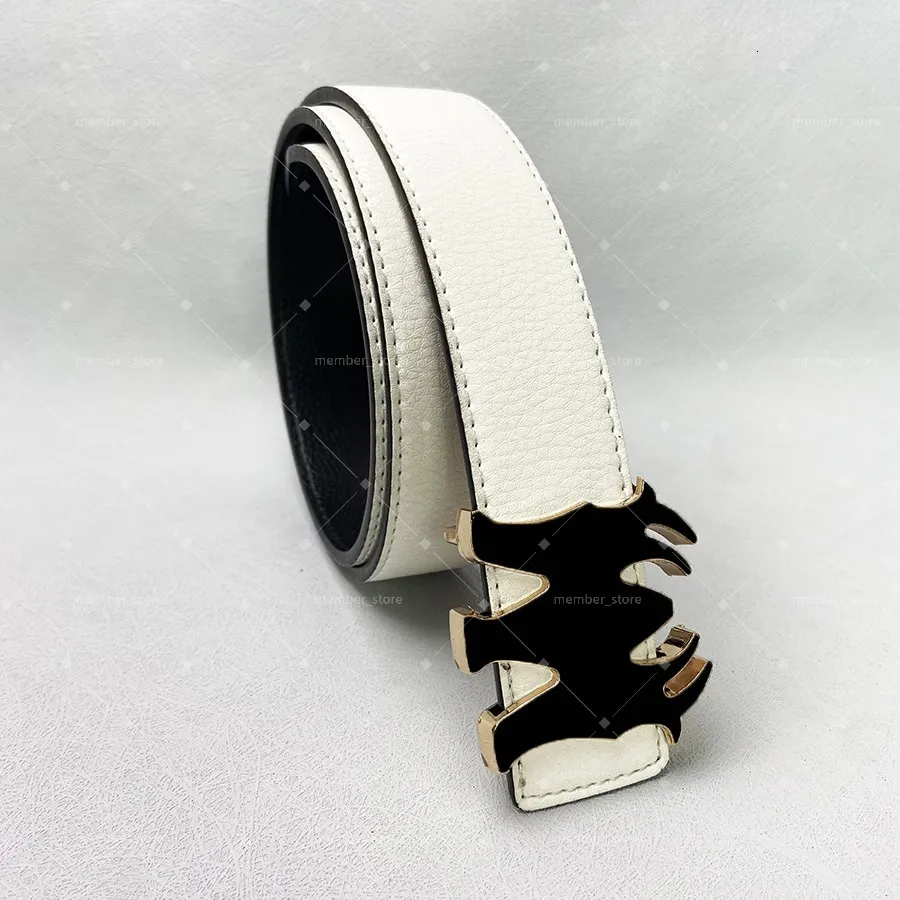 Luxury Genuine Leather Belt with Copper Needle Buckle for Men and