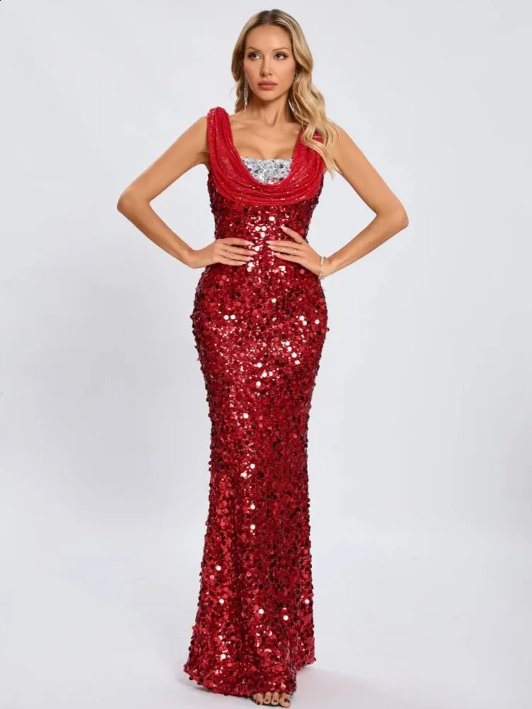christmas dress sequins Girl Christmas Dress Baby Girl Dress Children Communion Luxury Red Sequins Puffy Birthday Cake Princess Pageant Dress, Red / 9-10 Years (150cm) main image 0