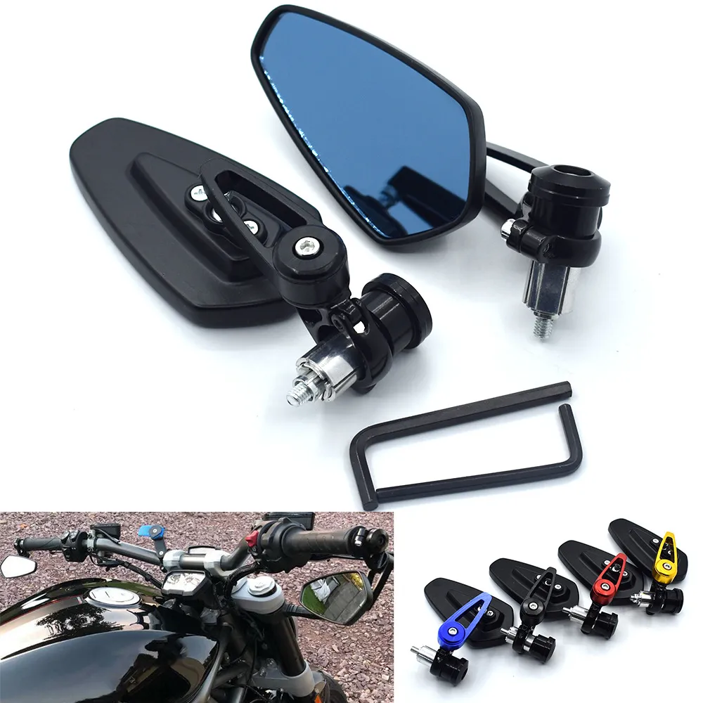Save Big on Bulk Fz6 Mirror Motorcycle Handlebar Mirrors Aluminum Alloy  7/8