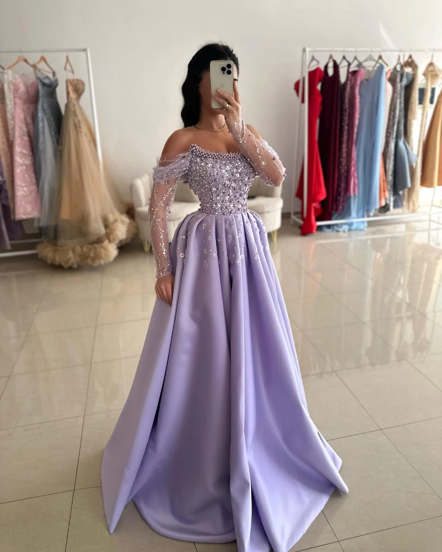 Full Of Love Long Dress rich lavender M