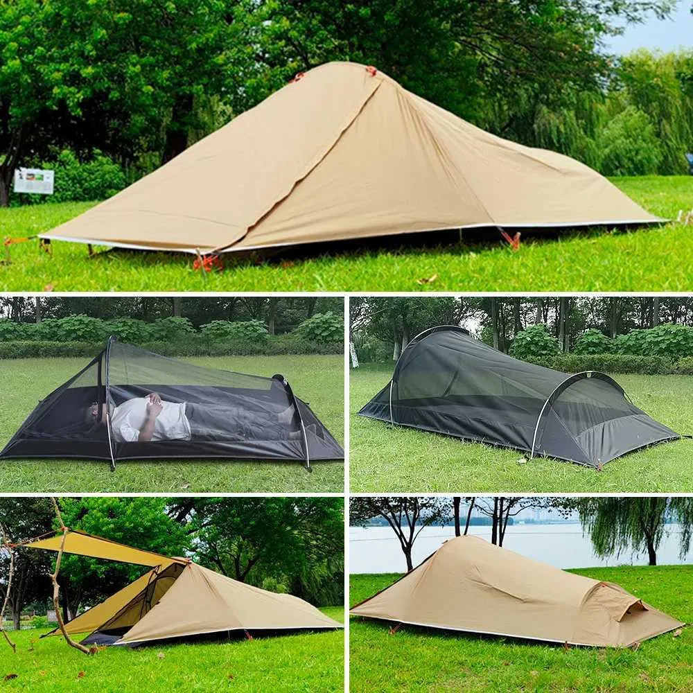 LANSHAN 1 PRO Ultralight 1 Person Hiking Tent Lightweight Backpacking Camping Waterproof - View #4