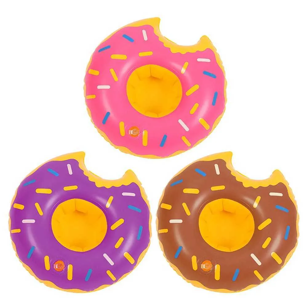 Donut Inflatable You Go In Inflatable Donut Roller Coaster Pool Float - Fun Party Game for Kids ...