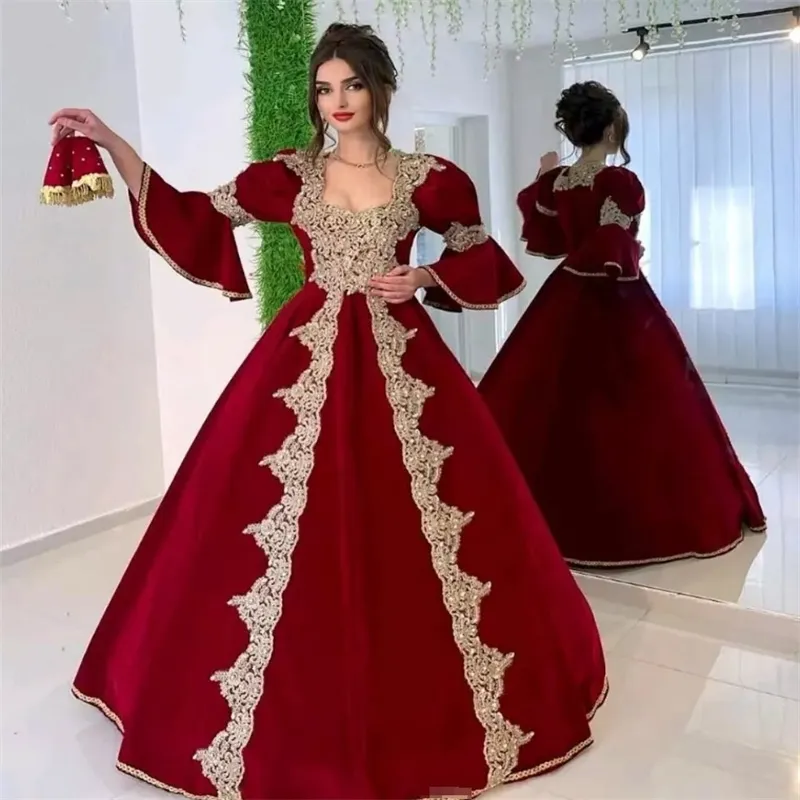 Traditional Kosovo Albanian Evening Dress Red Arabic... From Cohodress,  $158.81 | DHgate.Com