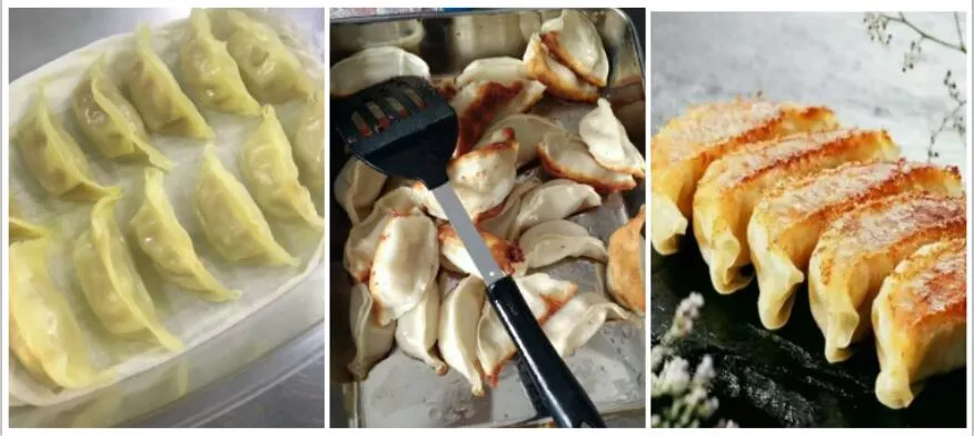 110V/220V Tabletop Mini Fried Dumpling Maker Gyoza Machine Chinese ...