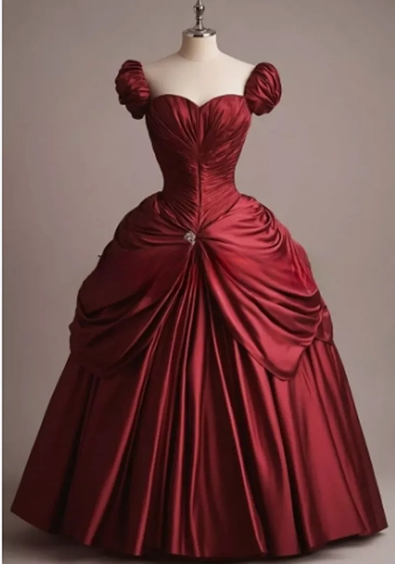 formal knee length dresses for juniors Elegant Princess Ball Gown Long Prom Dresses Ready To Ship